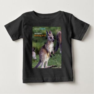 Cute fluffy joey Kangaroo Baby T-Shirt