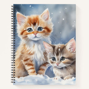Cute Fluffy Kittens  Notebook