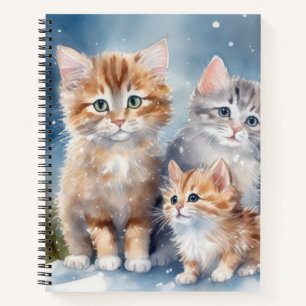 Cute Fluffy Kittens  Notebook