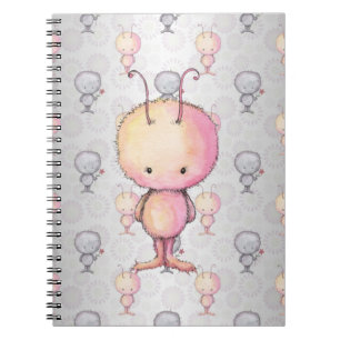 Cute Fluffy Monsters Notebook
