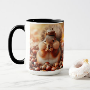 Cute Fluffy Squirrel  Mug