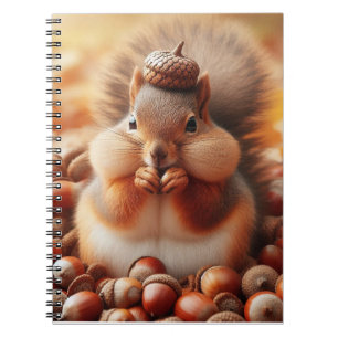 Cute Fluffy Squirrel  Notebook