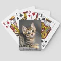 Cute fluffy tabby kitten - personalizable