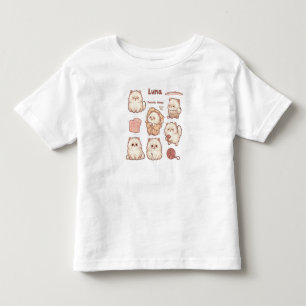 Cute Fluffy White Cat Cosy Kawaii T-Shirt