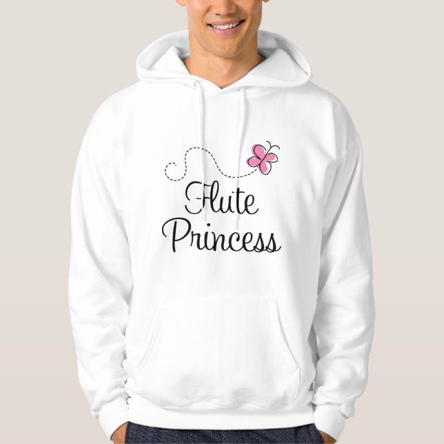 Cute Flute Princess Hoodie (Front)