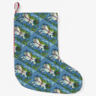 CUTE FLYING CHRISTMAS PONY PULLING PINECONE SLEIGH