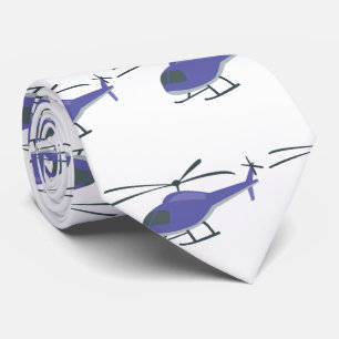 Cute Flying Helicopter Tie