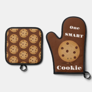 Cute Food One Smart Cookie Oven Mitt & Pot Holder Set