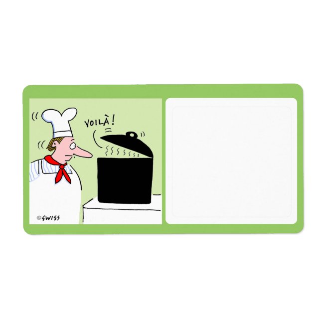 Cute Food Storage Label (Front)