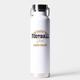 Cute Football Dad Water Bottle