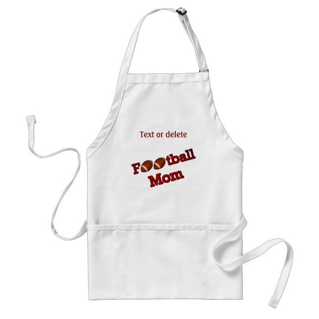Cute Football Mum Design Standard Apron (Front)