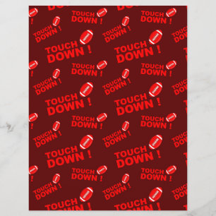 Cute Football Paper Sheet