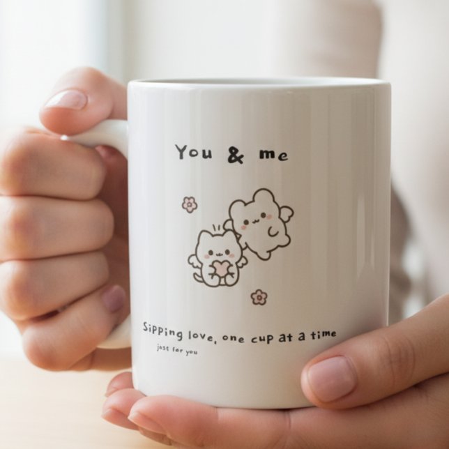 Cute ‘For You & Me’ Love Mug – Great Love Gift (Creator Uploaded)