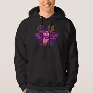 Cute Forest Animal Owl Wise Bird Owl 1 Hoodie