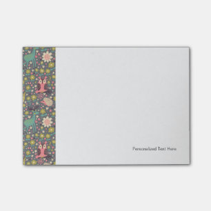 Cute Forest Animals Pattern Post-it Notes