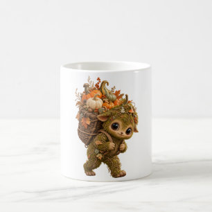 Cute Forest Sprite Pumpkin Mug