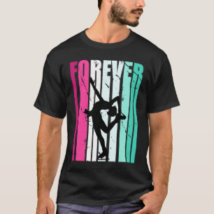 Cute Forever Cute Ice Skating Player Team Fan Coac T-Shirt