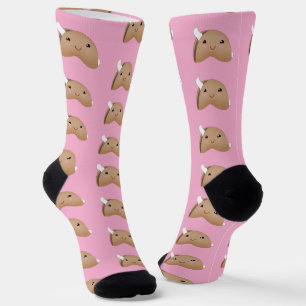 Cute Fortune Cookie Socks