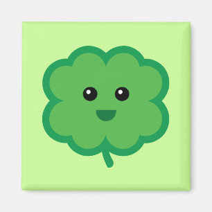 Cute Four Leaf Clover Magnet