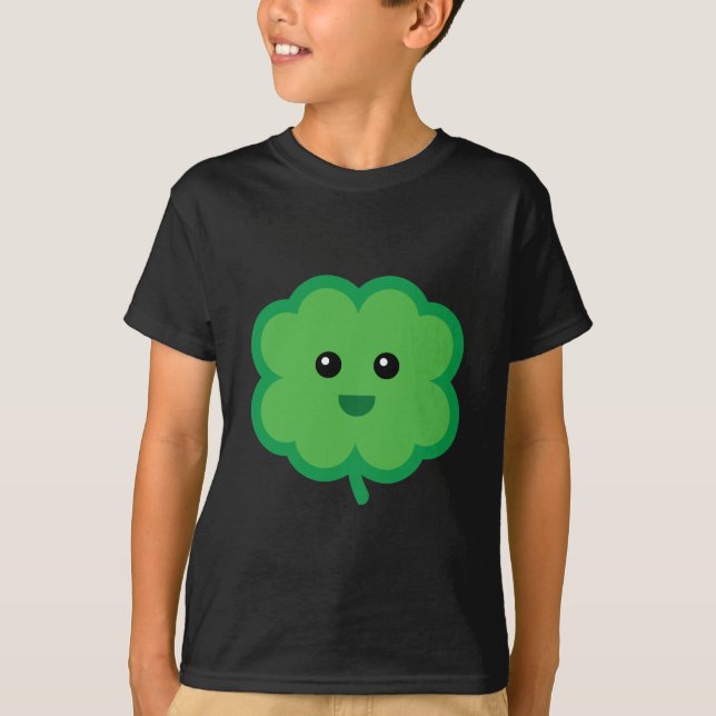 Cute Four Leaf Clover T-Shirt (Front)