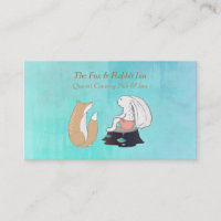 Cute Fox and Rabbit Woodland Creatures Drawing