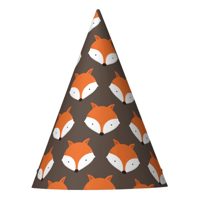 Cute Fox Animal Party Hat (Front)