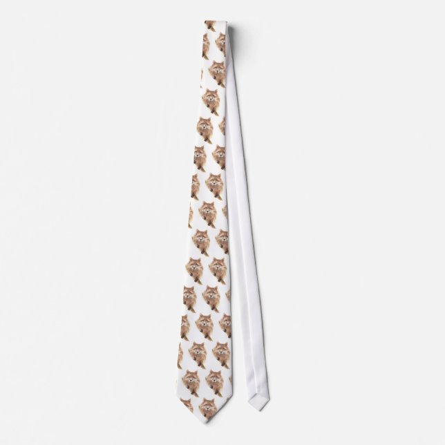 Cute Fox, Animal, wildlife, Funny Tie (Front)