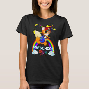 Cute Fox Backpack Baseball Cap Rainbow PRESCHOOL R T-Shirt