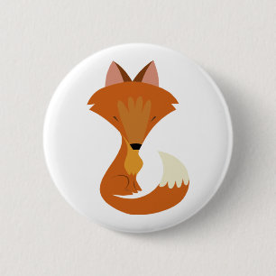 Cute Fox Button