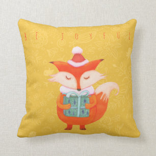 Cute Fox ChristmasThrow Pillow