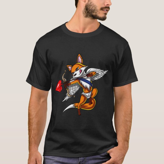 Cute Fox Cupid T-Shirt (Front)