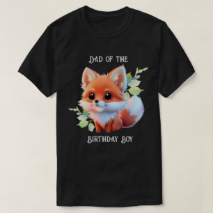 Cute fox drawing woodland animals forest friends T-Shirt