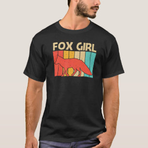 Cute Fox For Girls Mum Vulpine Fox Wild Animal T-Shirt