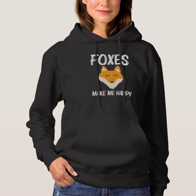 Cute Fox For Men Women Mammal Animal Pet Owners Hoodie (Front)