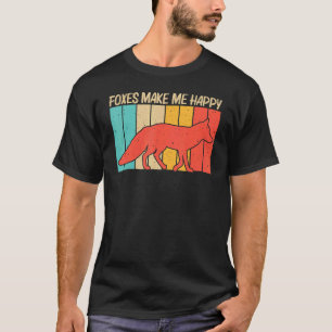 Cute Fox For Men Women Vulpine Fox Wild Animal T-Shirt