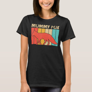 Cute Fox For Women Mum Vulpine Fox Wild Animal T-Shirt