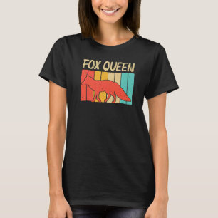 Cute Fox For Women Mum Vulpine Fox Wild Animal T-Shirt
