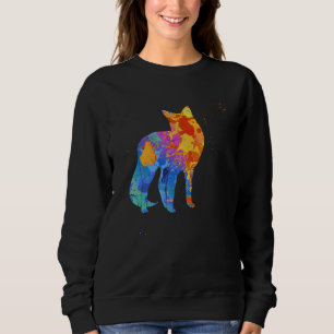 Cute Fox Graphic Fox Animal Graphic Sweatshirt