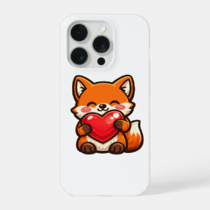 Cute Fox Heart iPhone Case – Kawaii Fox
