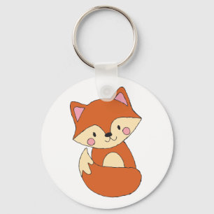 Cute Fox Key Ring