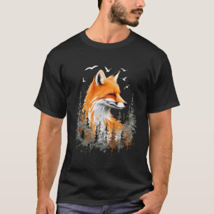 Cute Fox Lover Owner in Forest Vulpine T-Shirt