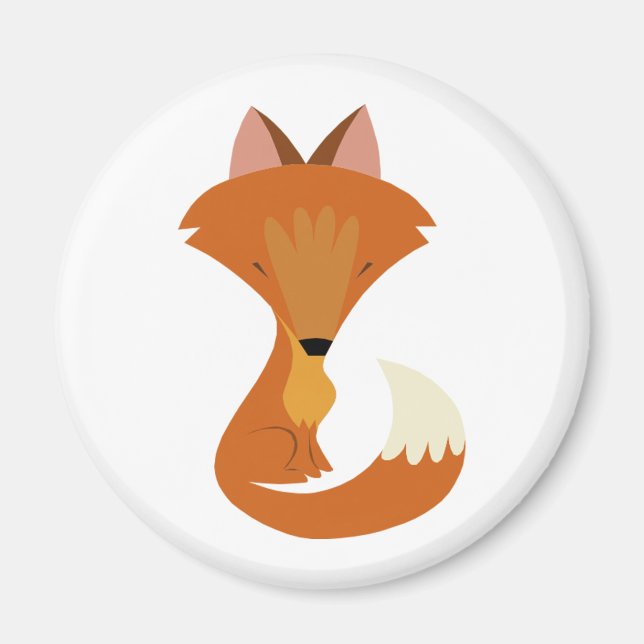 Cute Fox Magnet (Front)