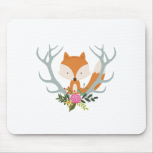 Cute Fox Mouse Pad
