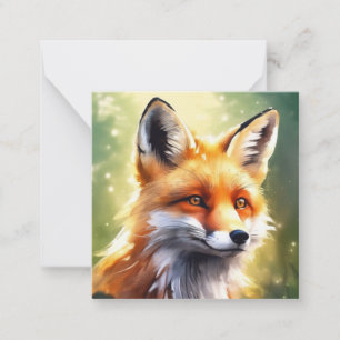 Cute Fox Note Card