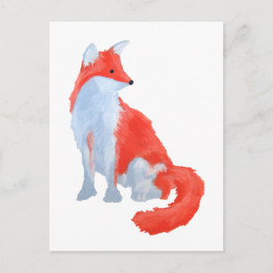 Cute Fox Postcard