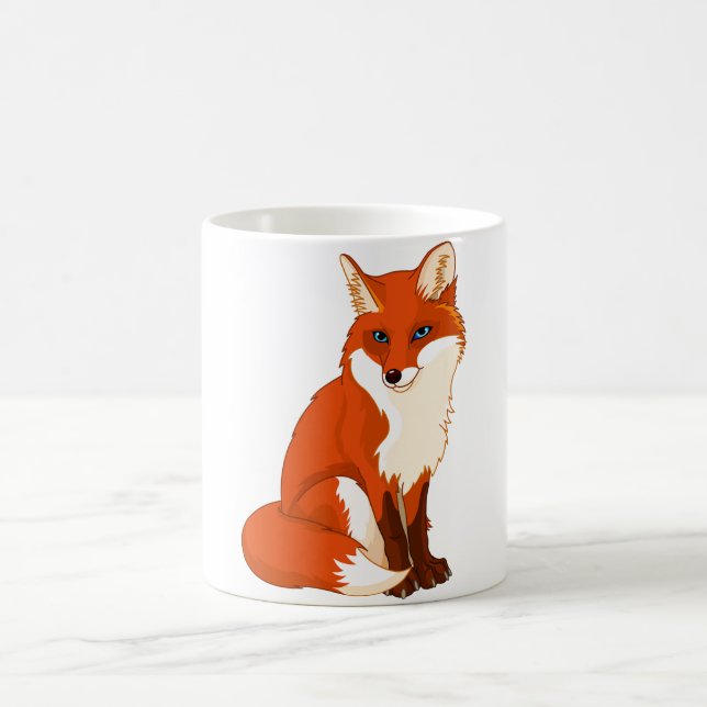 Cute Fox Sitting Mug (Center)