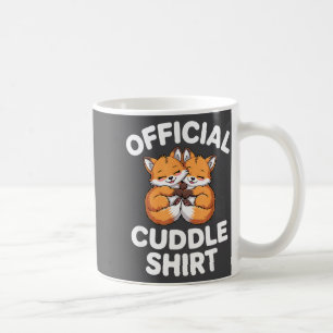 Cute Fox Snuggle Couple This Is My Cuddle  Coffee Mug