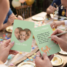 Cute Fox Woodland Heart Photo Message Time Capsule