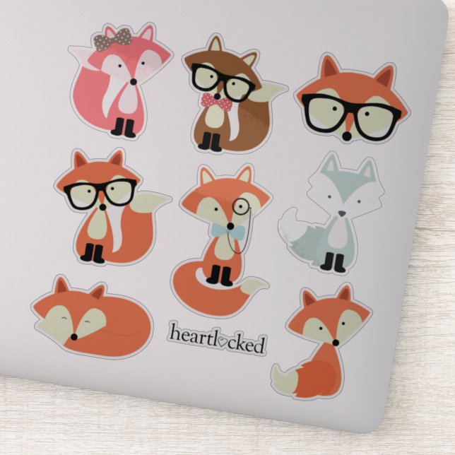 Cute Foxes Collection (Detail)