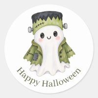 Cute Frankenstein Ghost | Kids Spooky Halloween